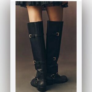 FARM Rio Black Over the Knee Boots